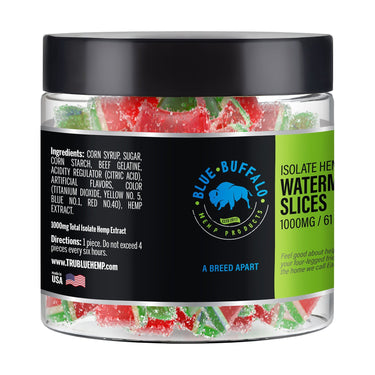 Full Spectrum CBD Gummies: Watermelon Slices 1000mg | 60ct